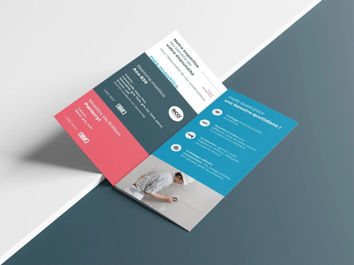 Brochure mastics et solutions de collage menuiserie, ACDIS France