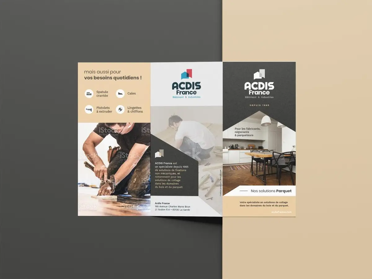 Brochure solutions parquet, ACDIS France