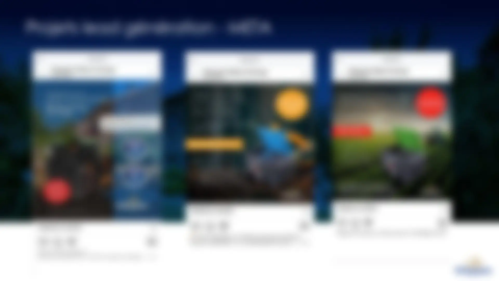 Visuel de campagne Meta Ads B2B, secteur solutions environnementales (visuel flouté, client confidentiel)
